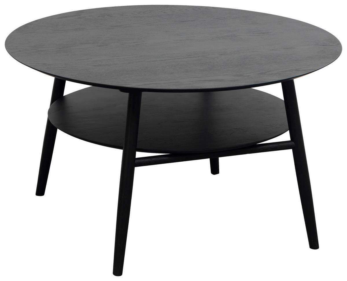 STOLIK KAWOWY SANTO DOMINGO - czarny, Modern, materiał drewnopochodny/drewno (80/45/80cm) - MID.YOU