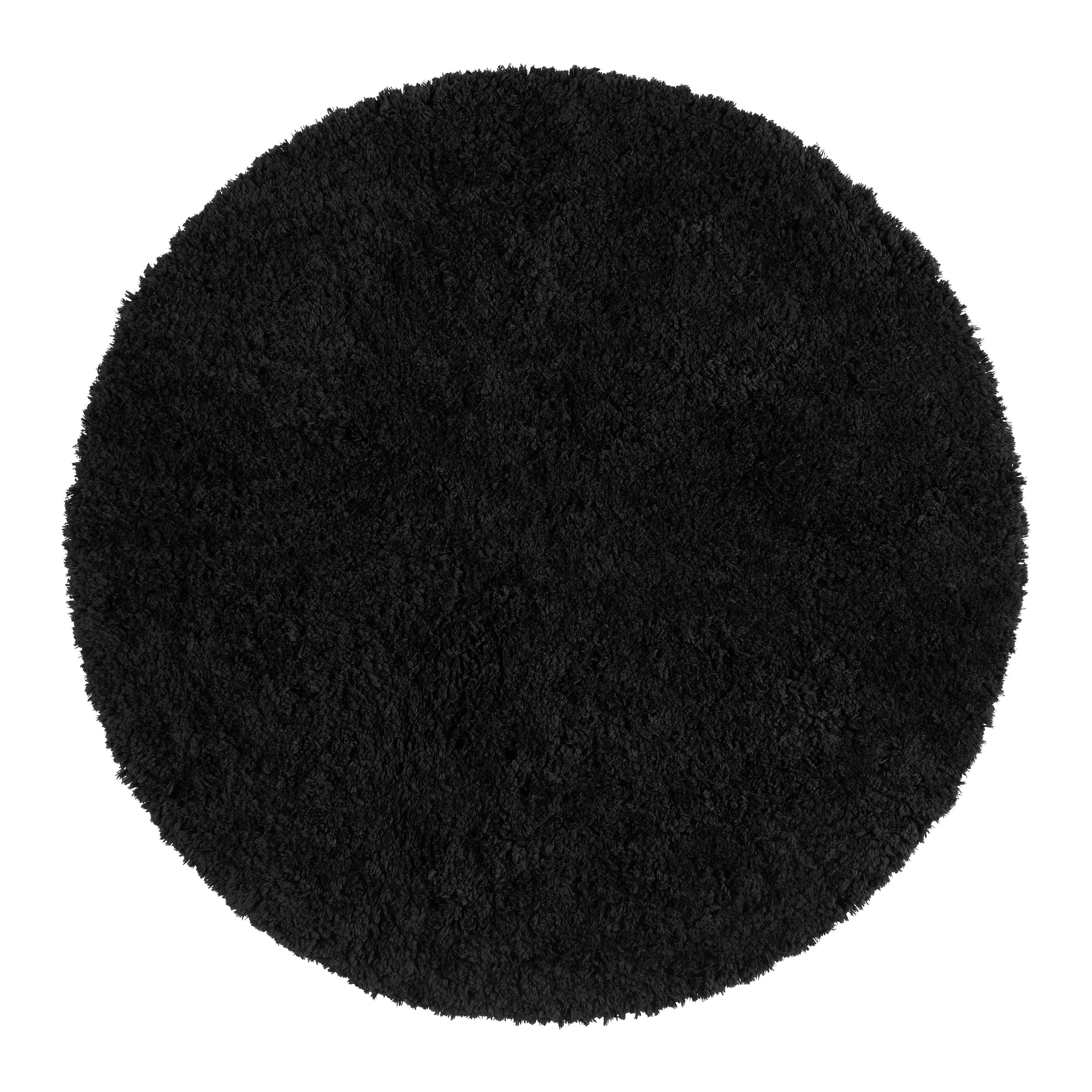 Fürdőszobaszőnyeg Chris 80cm - fekete, Modern, műanyag (80cm) - Premium Living