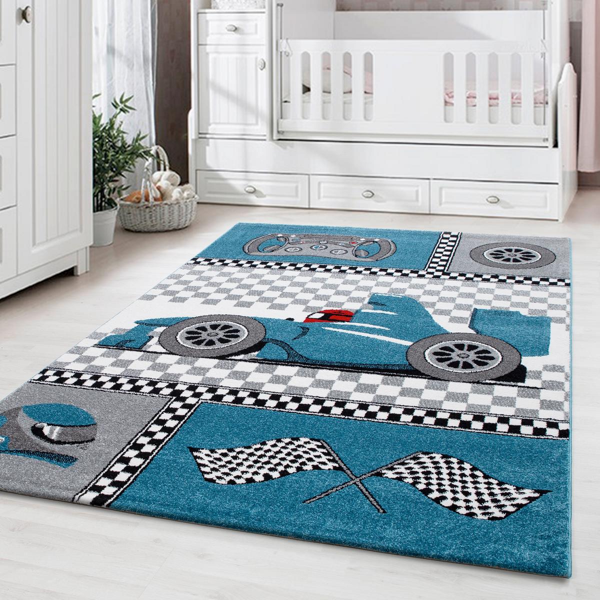 Otroška Preproga Kids, Modra, 200x290cm - modra, Trend, tekstil (200/290cm) - Ben'n'jen