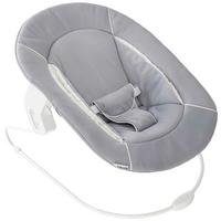 LEŻACZEK ALPHA BOUNCER STRETCH GREY - biały/szary, Konventionell, tkanina (66/49/45cm) - Hauck