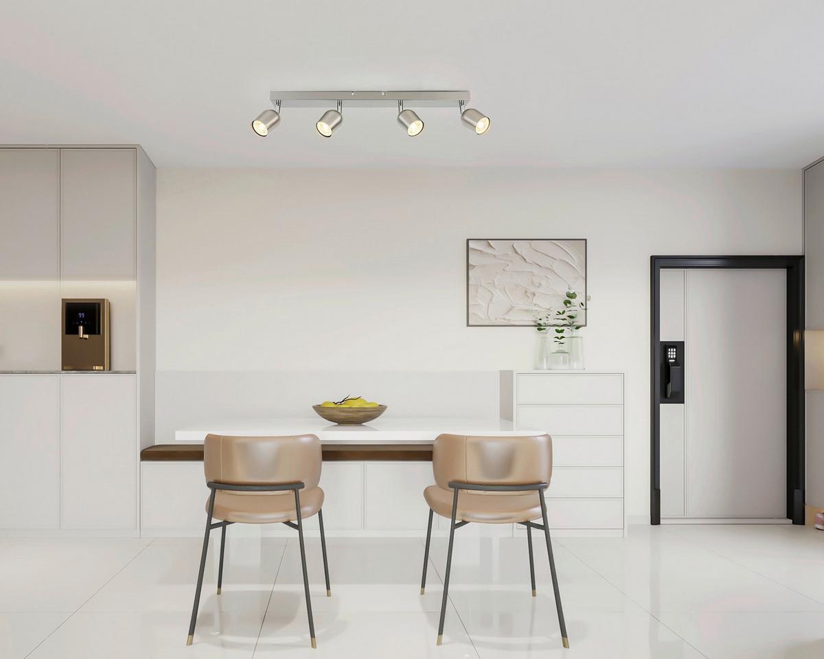 Reflektor Ernestine - barve kroma/barve niklja, Romantika, kovina/umetna masa (56/7,5/14cm) - Mömax