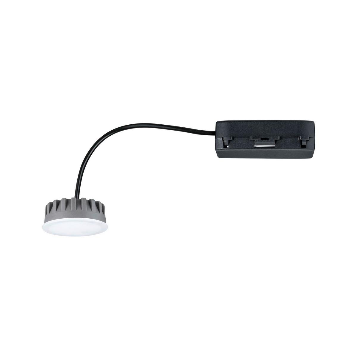 Deckenleuchte Downlight LED in Creme max. 6 Watt - Creme, Basics, Kunststoff (5,0/3,5cm) - Paulmann