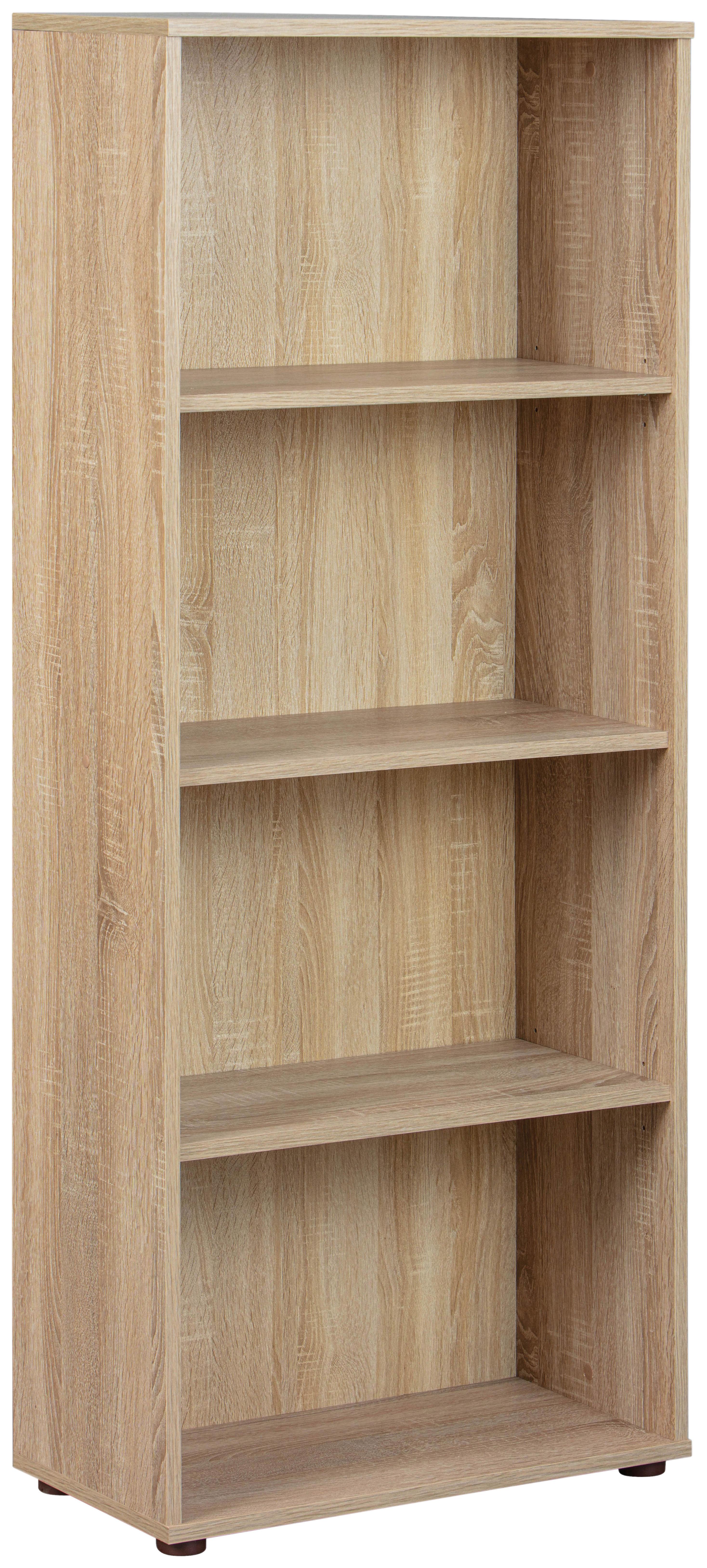 Standregal "Parini" , eiche - Sonoma Eiche, Basics, Holzwerkstoff (60/145/30cm) - MID.YOU