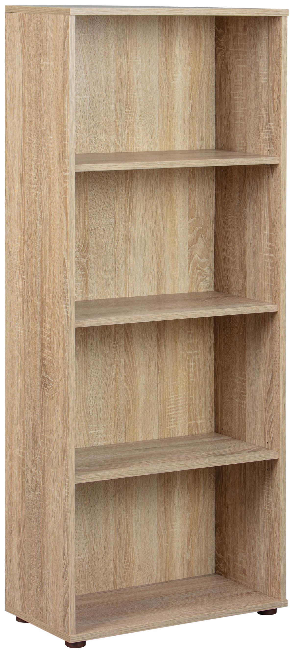 Standregal "Parini" , eiche - Sonoma Eiche, Basics, Holzwerkstoff (60/145/30cm) - MID.YOU