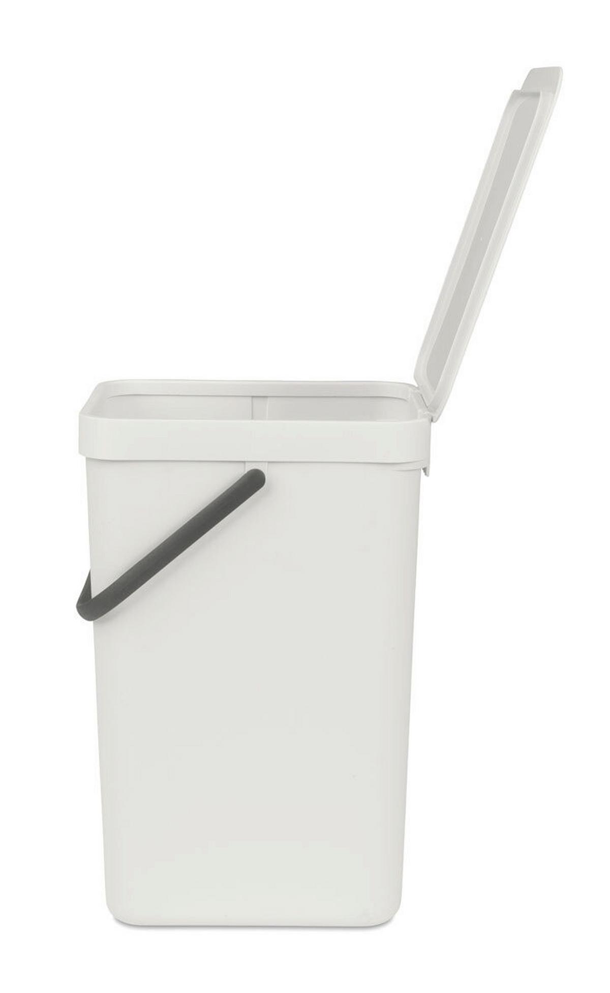 KOSZ NA ODPADY 213465 - jasnoszary, Basics, tworzywo sztuczne (22/40.1/27.9cm) - Brabantia