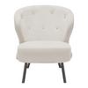 FAUTEUIL FLORIS -TREND- - Beige/Zwart, Romantik / Landhaus, Hout/Textiel (67/77/73cm) - Mömax