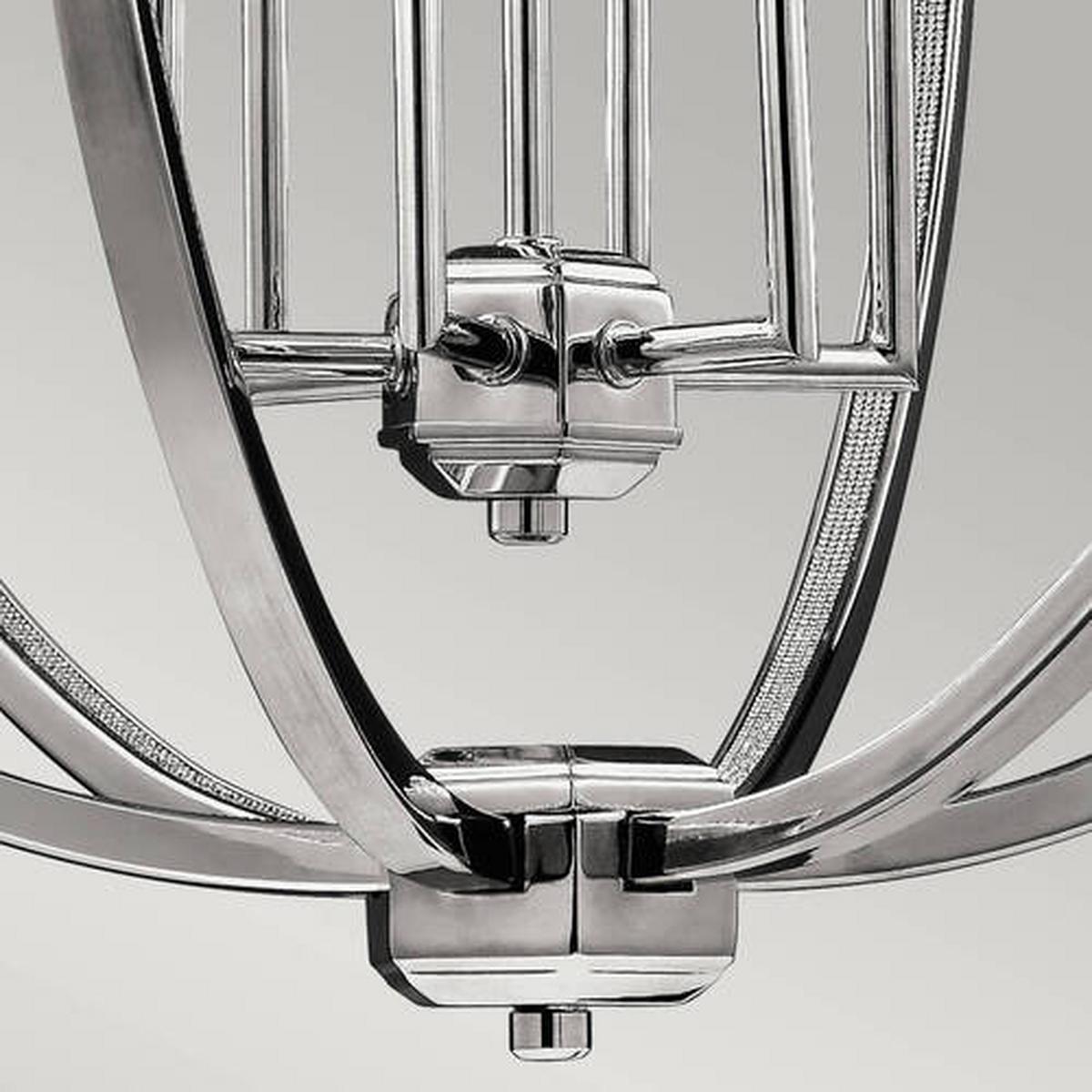 Viseća Svjetiljka  Corinne Fe-Corinne-6p-L - boje nikla, Konvencionalno, metal (62.2/86.4cm) - Elstead Lighting