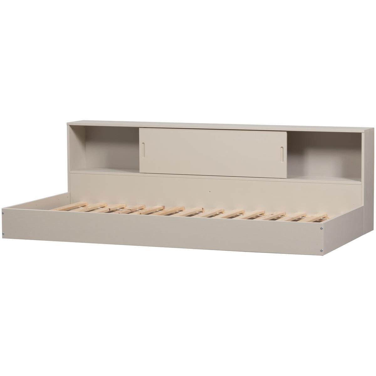Bodenbett Carter Grau ca. 90x200 cm - Grau, Basics, Holz (90/200cm) - MID.YOU
