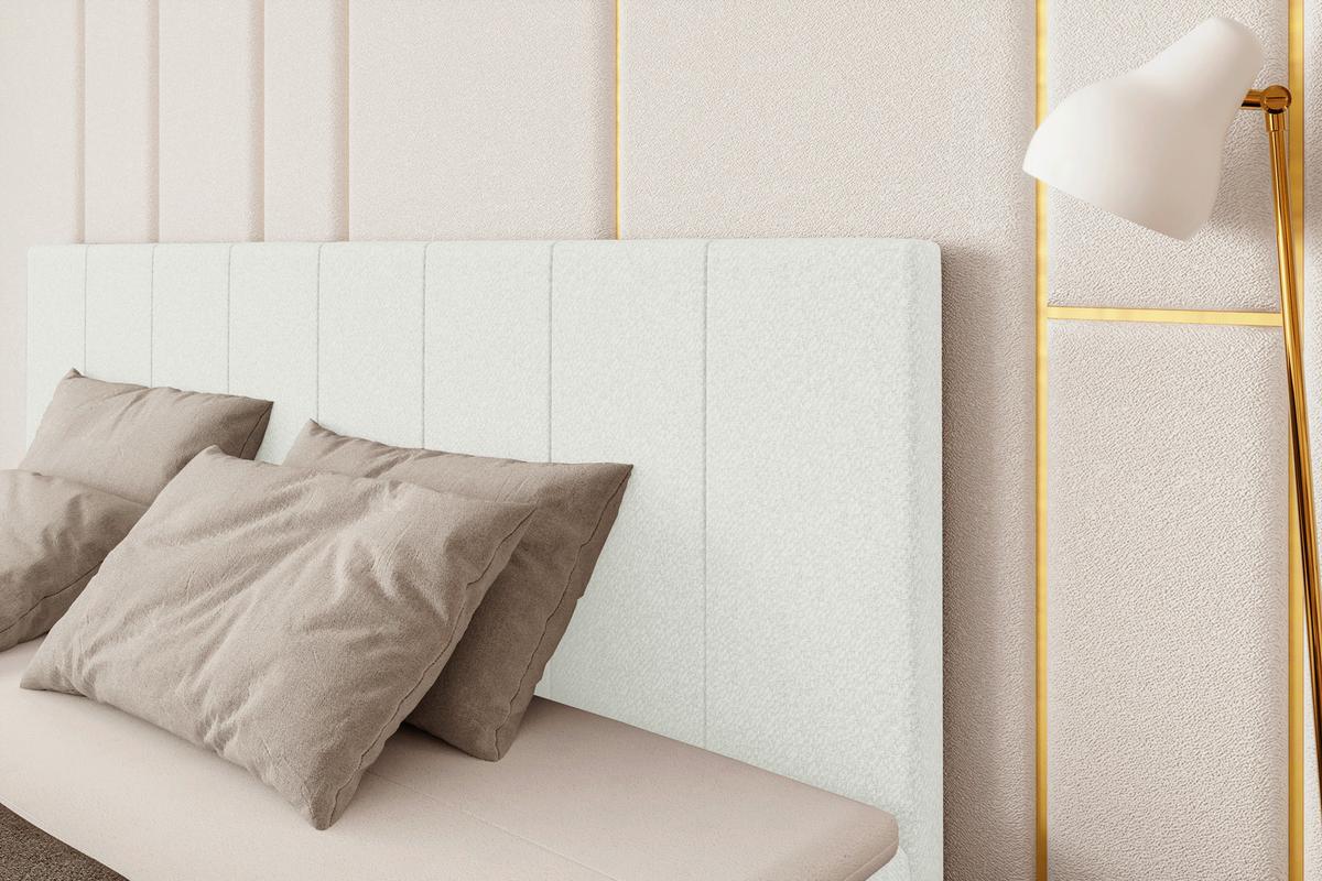 Boxbett Odin Creme ca. 160x200cm - Creme/Schwarz, KONVENTIONELL, Kunststoff/Textil (160/200cm) - Based