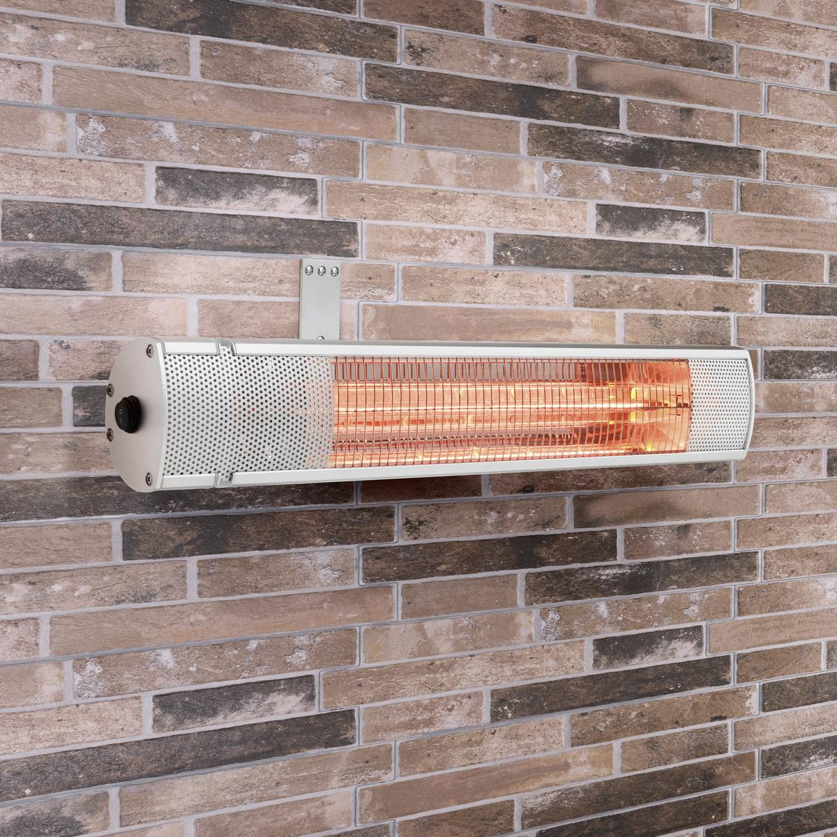 PROMIENNIK PODCZERWIENI TRISTAR KA-5277 - kolor aluminiowy, Konventionell, metal (60,8/17,2/11cm) - Atrigo