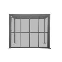 Stranski Del Za Pergolo Maridor, Antracit, 360cm - antracit, Moderno, kovina/umetna masa (360cm) - Gardenson
