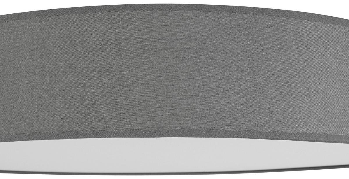 LAMPA SUFITOWA LED CHRISTINA - biały/szary, Trend, tworzywo sztuczne/metal (60/11cm) - Novel