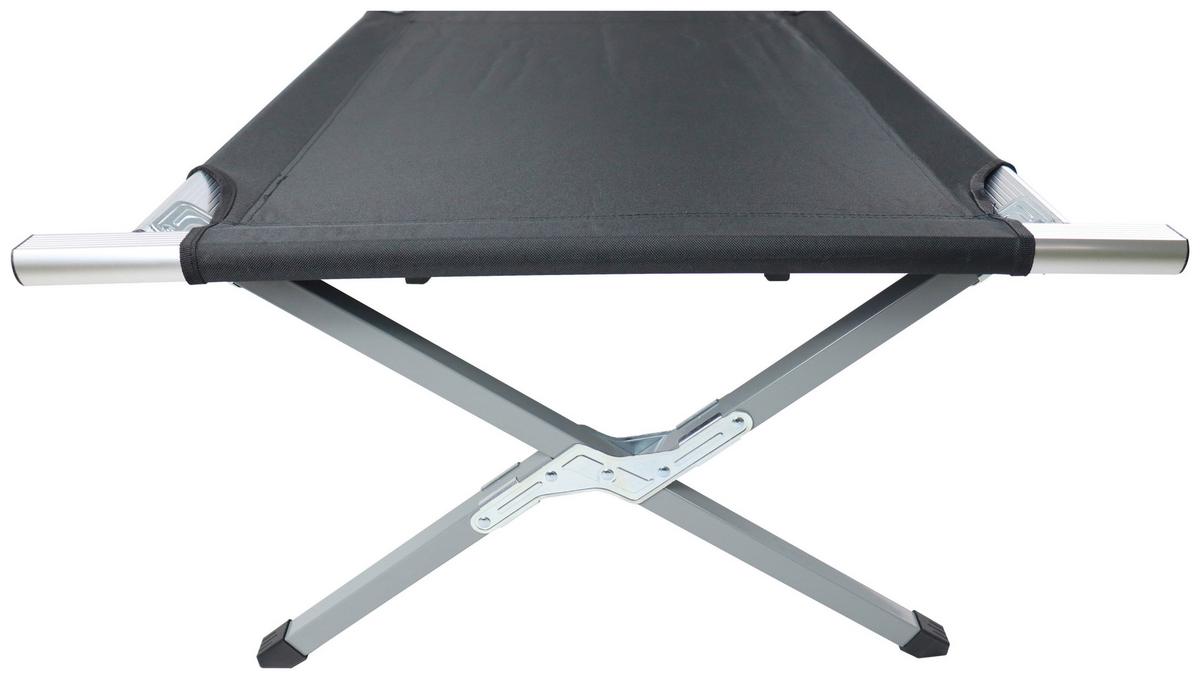 Postelja Za Kampiranje Tosali M, Črna - črna, Moderno, kovina/tekstil (63/190cm) - Ambia Garden