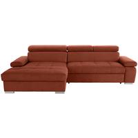 Kutna Garnitura Perry - boje hrđe/srebrne boje, Design, tekstil/drvo (183/292cm) - Modern Living