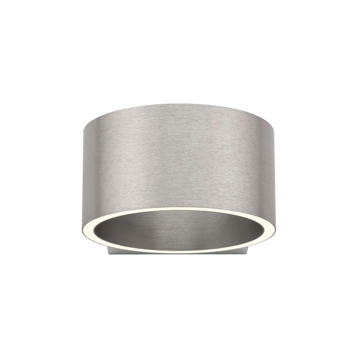 KINKIET LED 8561-95 PURE CLIPSE - kolor aluminiowy, Design, tworzywo sztuczne/metal (18,5/15/8cm) - Neuhaus PURE