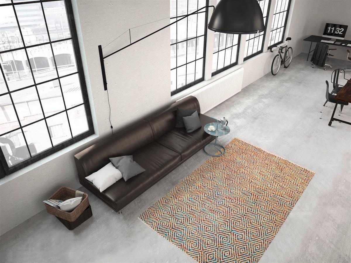 Flachwebeteppich Aperitif 310 - Multicolor, Konventionell, Textil (160/230cm) - Kayoom
