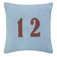 Kissen Twelve ca.50x50cm in Blau - Blau, MODERN, Textil (50/50cm) - Premium Living Kissen Twelve ca.50x50cm in Blau - Blau, MODERN, Textil (50/50cm) - Premium Living