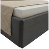 LIT REMBOURRÉ KATAR -EXKLUSIV- - noir/anthracite, KONVENTIONELL, textile (200/200cm) - Mömax