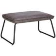 Hocker in Anthrazit/Schwarz - Anthrazit/Schwarz, LIFESTYLE, Textil/Metall (62/34/43cm) - Modern Living Hocker in Anthrazit/Schwarz - Anthrazit/Schwarz, LIFESTYLE, Textil/Metall (62/34/43cm) - Modern Living