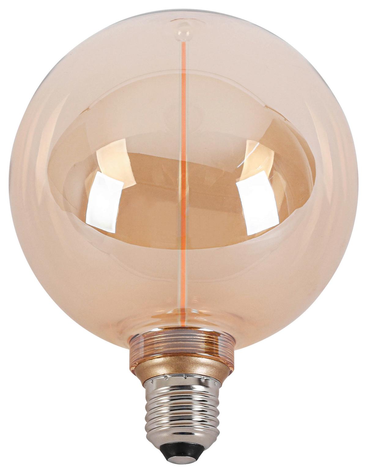 Led Žarulja C82222mm - boje jantara, Konvencionalno, staklo/metal (12,5/16,6cm) - Modern Living