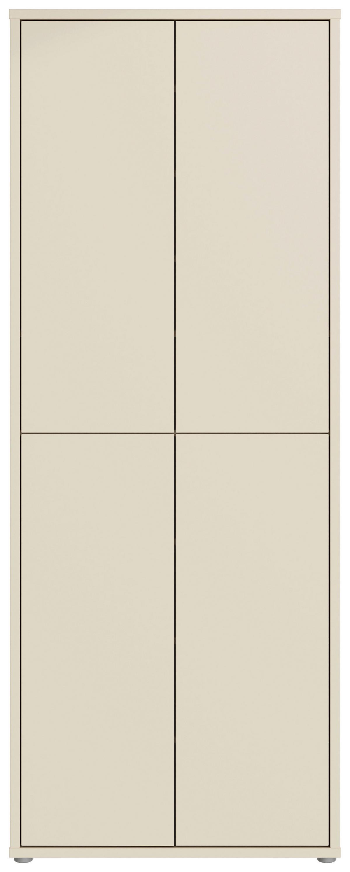 Dulap pentru pantofi ALICE SPRINGS - nisipiu, Modern, material pe bază de lemn (74,5/191,9/34,9cm) - Modern Living