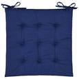 Sitzkissen Lola Blau ca. 40x40cm - Blau, Textil (40/40/2cm) - Based Sitzkissen Lola Blau ca. 40x40cm - Blau, Textil (40/40/2cm) - Based