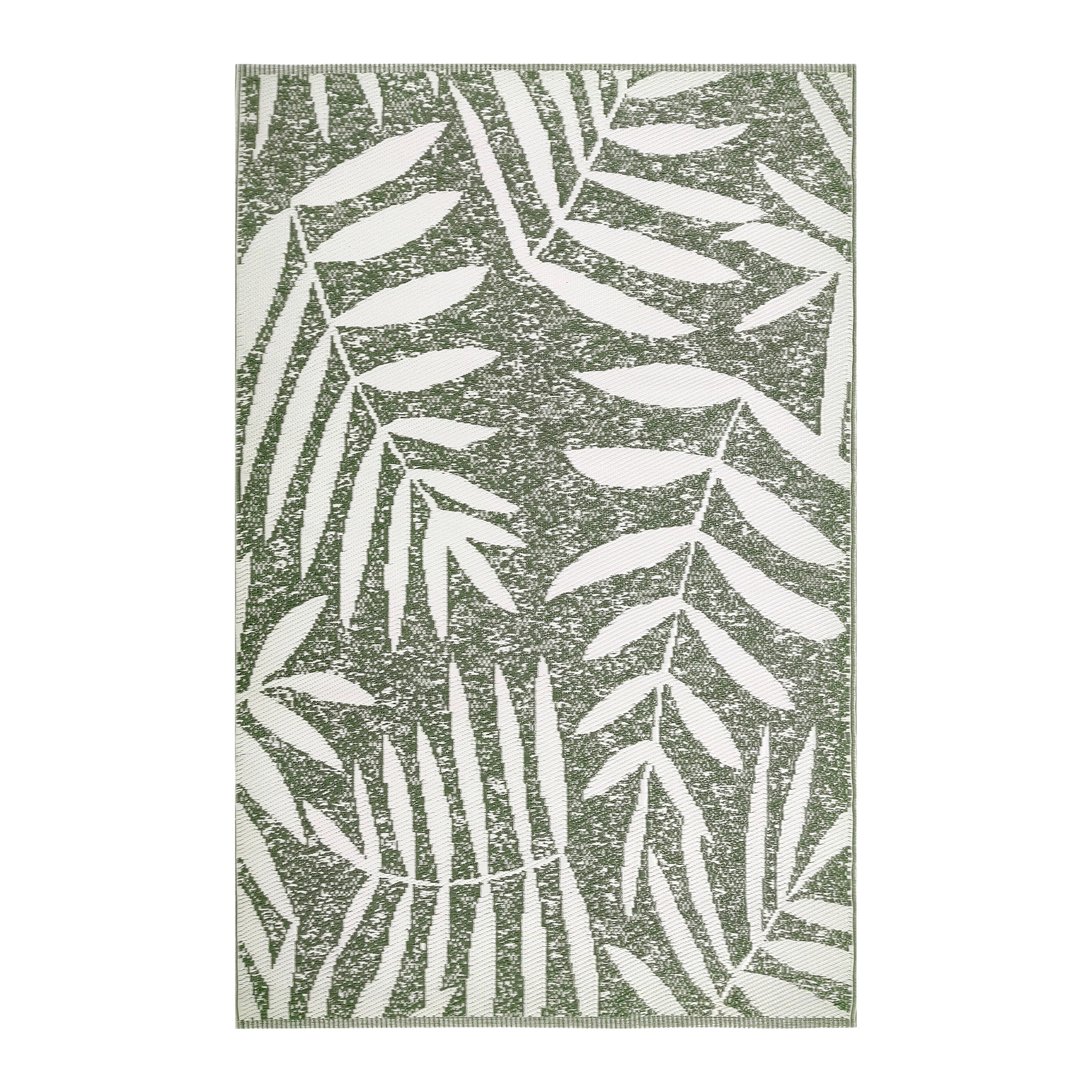 Outdoorteppich Palmira in Olivgrün ca. 120x170cm - Olivgrün, KONVENTIONELL, Textil (120/170cm) - Bessagi Home