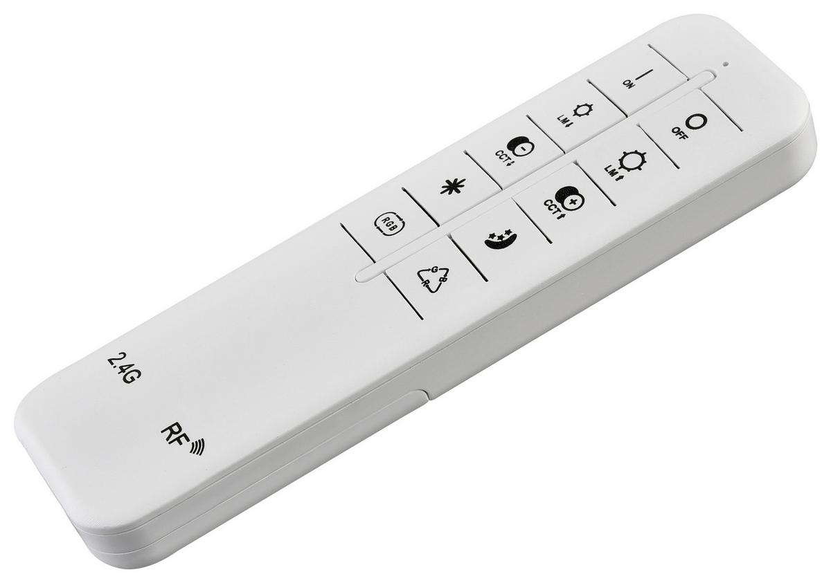 LED Mennyezeti Lámpa Geör 45/45cm - fehér, Modern, műanyag/fém (45/45/6cm) - Premium Living