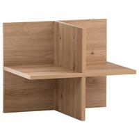 Regal Aino Regalkreuz Eiche Artisan - Eiche Artisan, MODERN, Holzwerkstoff (47,5/38,4/32,8cm) - MID.YOU