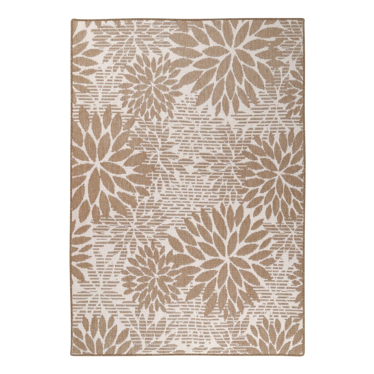 Outdoorteppich Noura Beige/Weiß ca. 160x230 cm - Beige, MODERN, Textil (160/230cm) - Bessagi Garden
