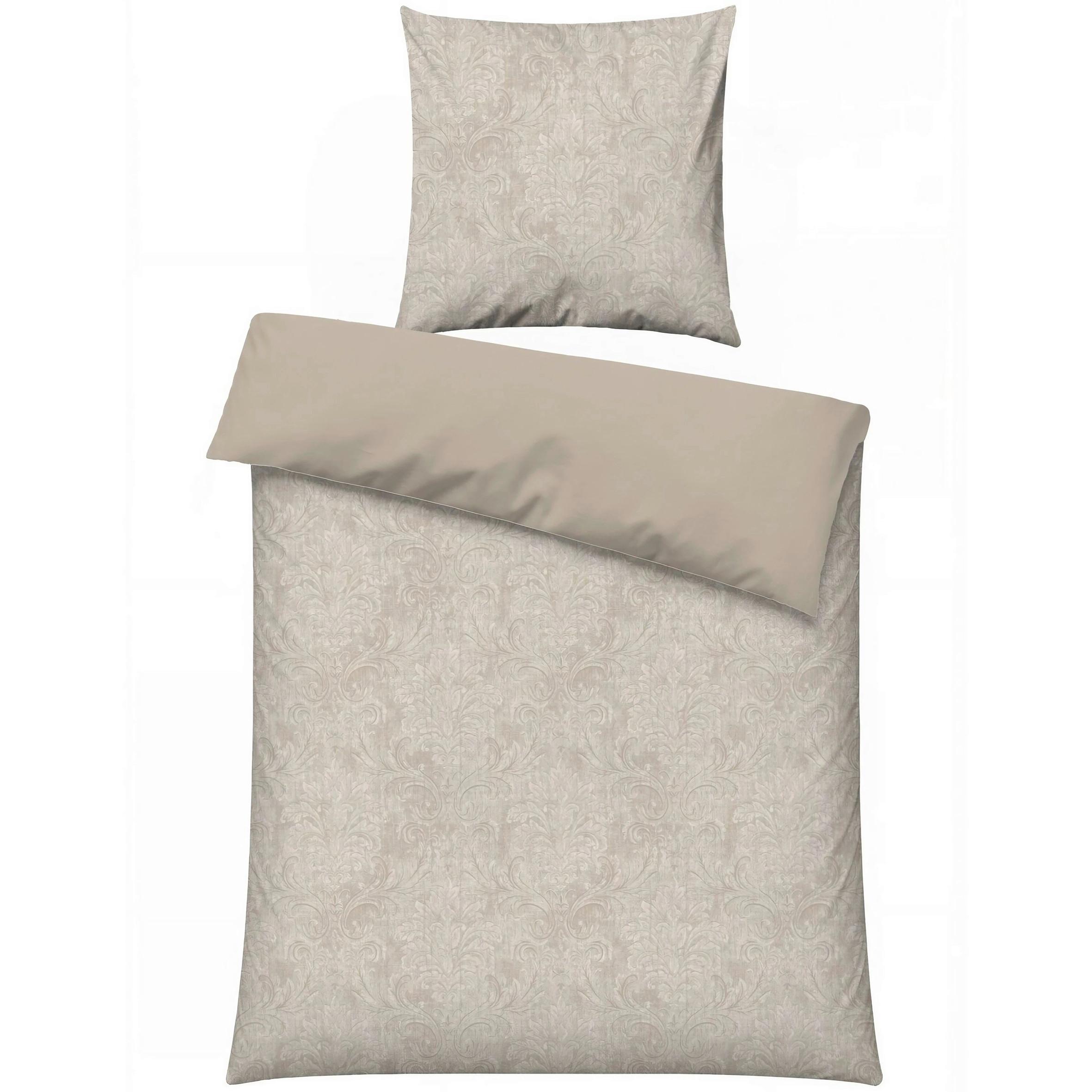POŚCIEL OWEN KOMBIN - BEIGE - beżowy, Basics, tkanina (135/200cm)