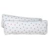 Blazina Za Hrbet Lino, Bela, Roza, 2 Kos - bela/svetlo roza, Moderno, tekstil (98/40cm) - MID.YOU