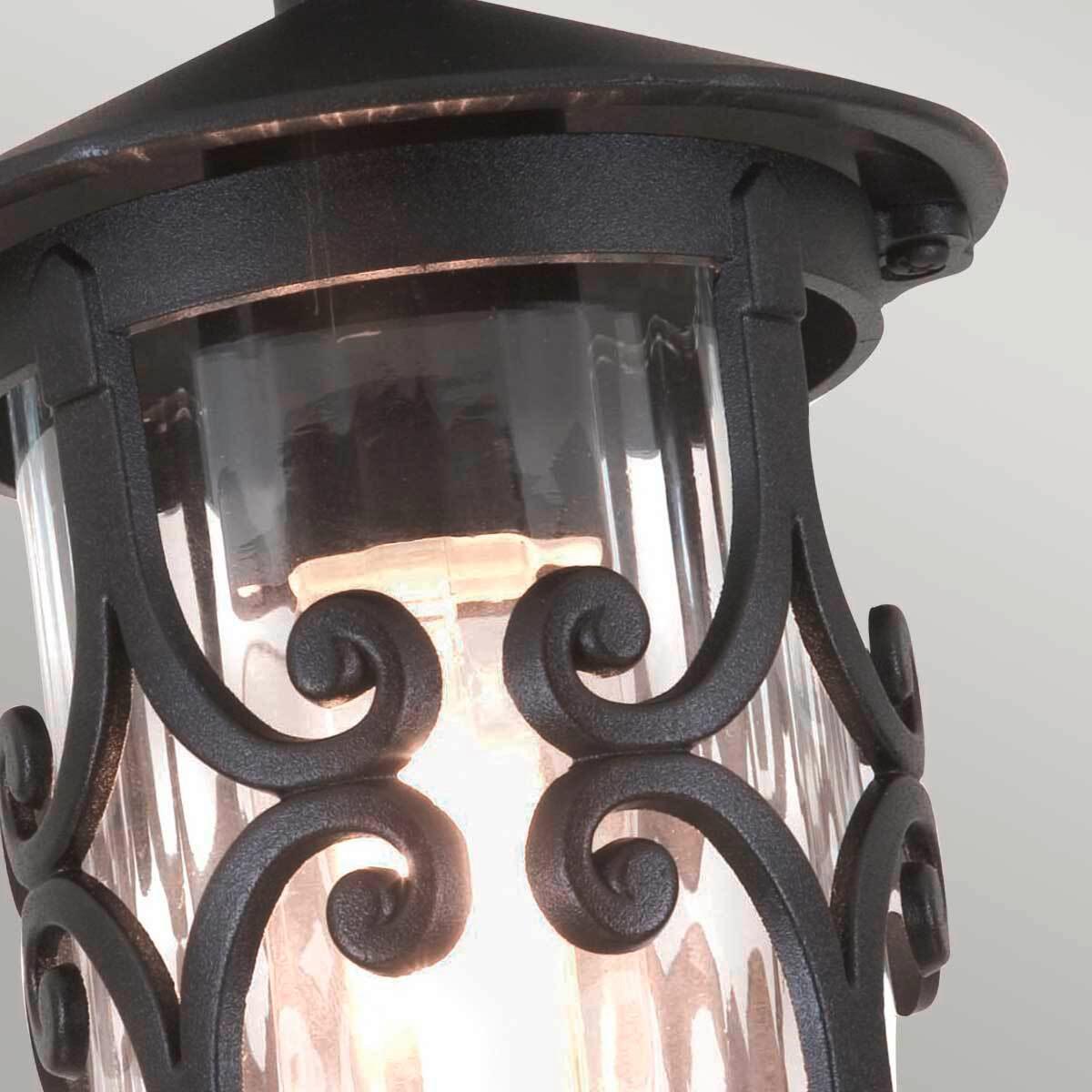 Kültéri Mennyezeti Lámpa Bl13a-Black - fekete, Konventionell, üveg/fém (15/26cm) - Elstead Lighting