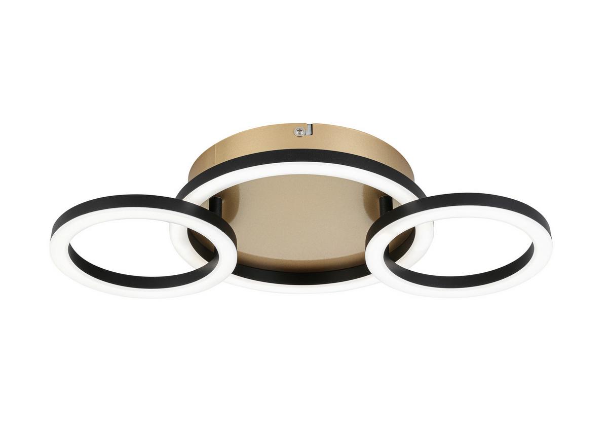 Led Stropna Svjetiljka Numim - cappuccino/crna, Moderno, metal/plastika (43/23/5cm) - Mömax