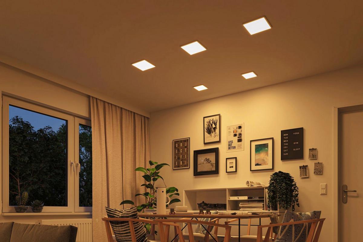 LED-Deckenleuchte Areo VariFit in Weiß max. 15 Watt - Weiß, Basics, Kunststoff (23/23cm) - Paulmann