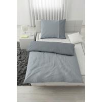 Lenjerie de pat Johannes cca. 140x200/50x70 cm - gri-albăstrui, Konventionell, textil (140/200cm) - Mömax