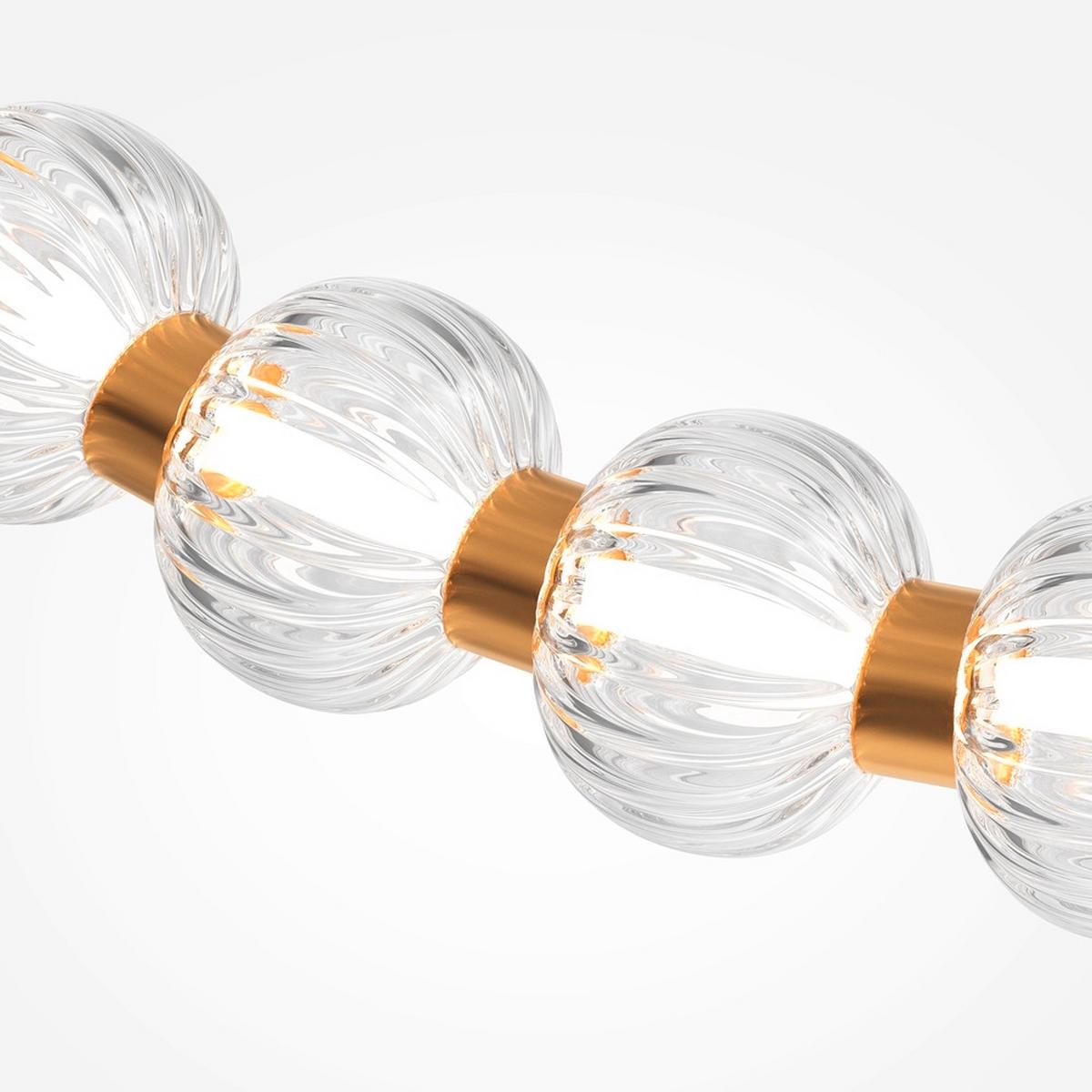 Deckenleuchte Amulet Goldfarben max. 36 Watt - Goldfarben, Modern, Metall (150/9/63,6cm) - MAYTONI