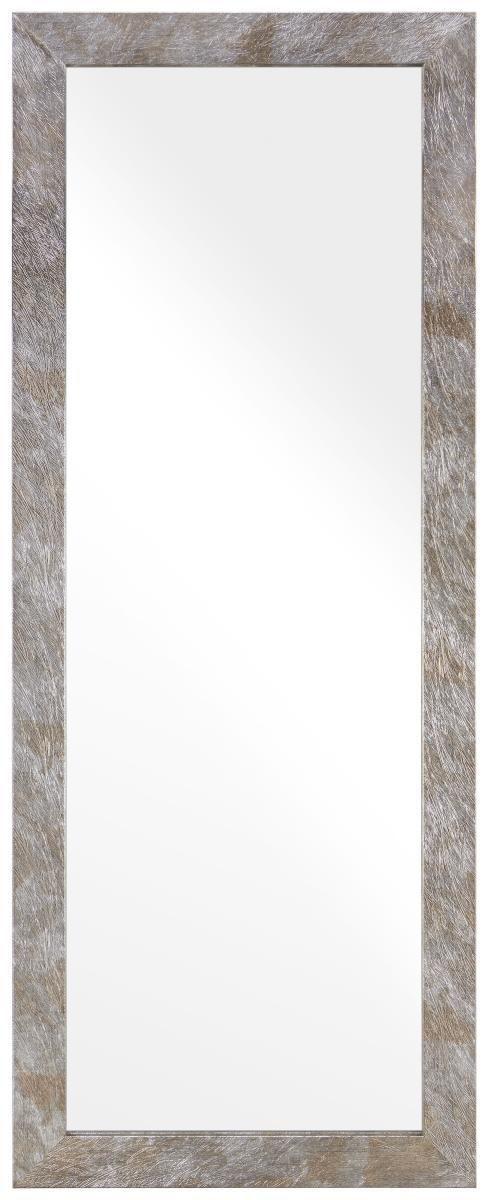 Wandspiegel Braun/Silberfarben - Silberfarben/Braun, KONVENTIONELL, Glas/Holzwerkstoff (70/180cm) - Mömax