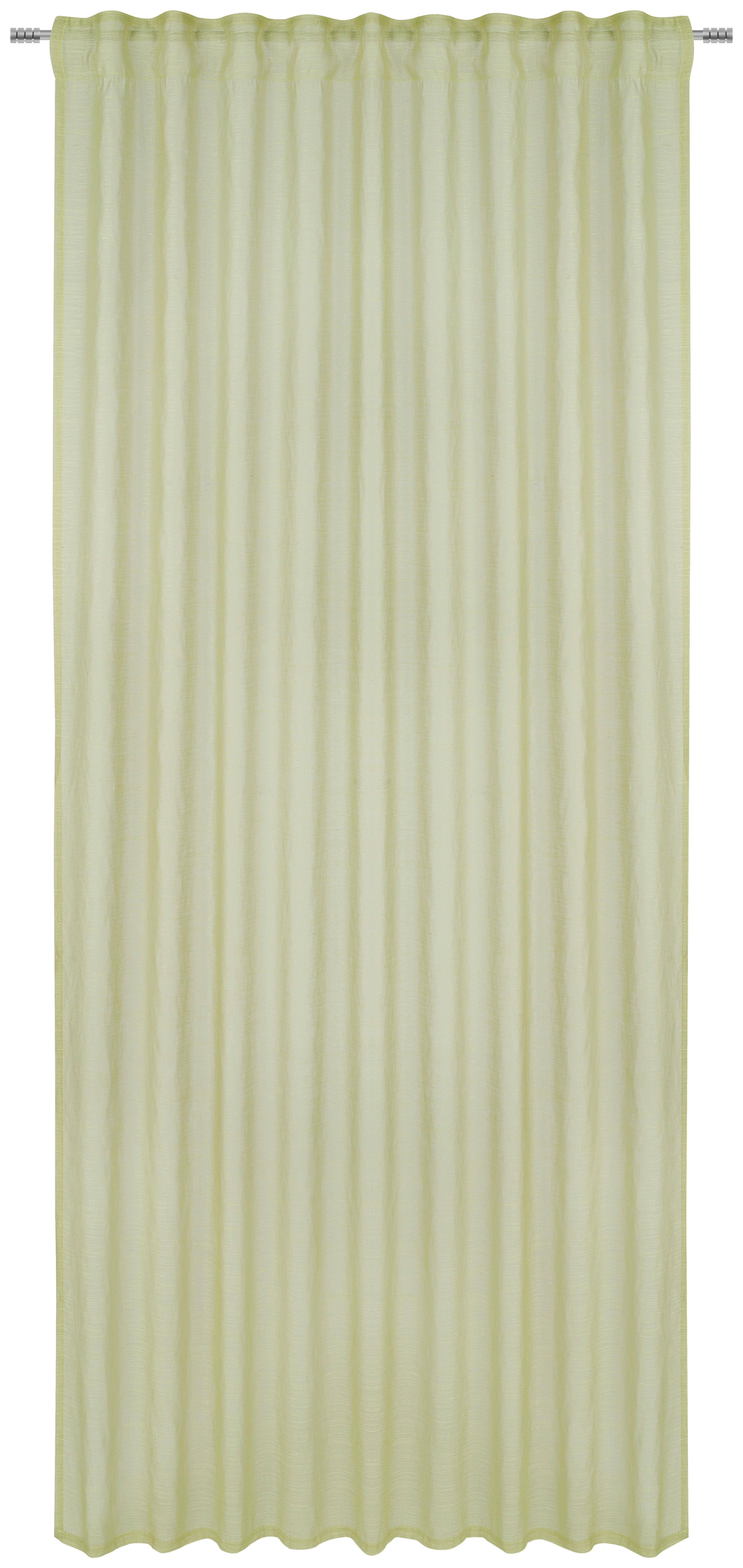 ZASŁONA GOTOWA OSKAR - zielony, Basics, tkanina (140/245cm) - Esposa