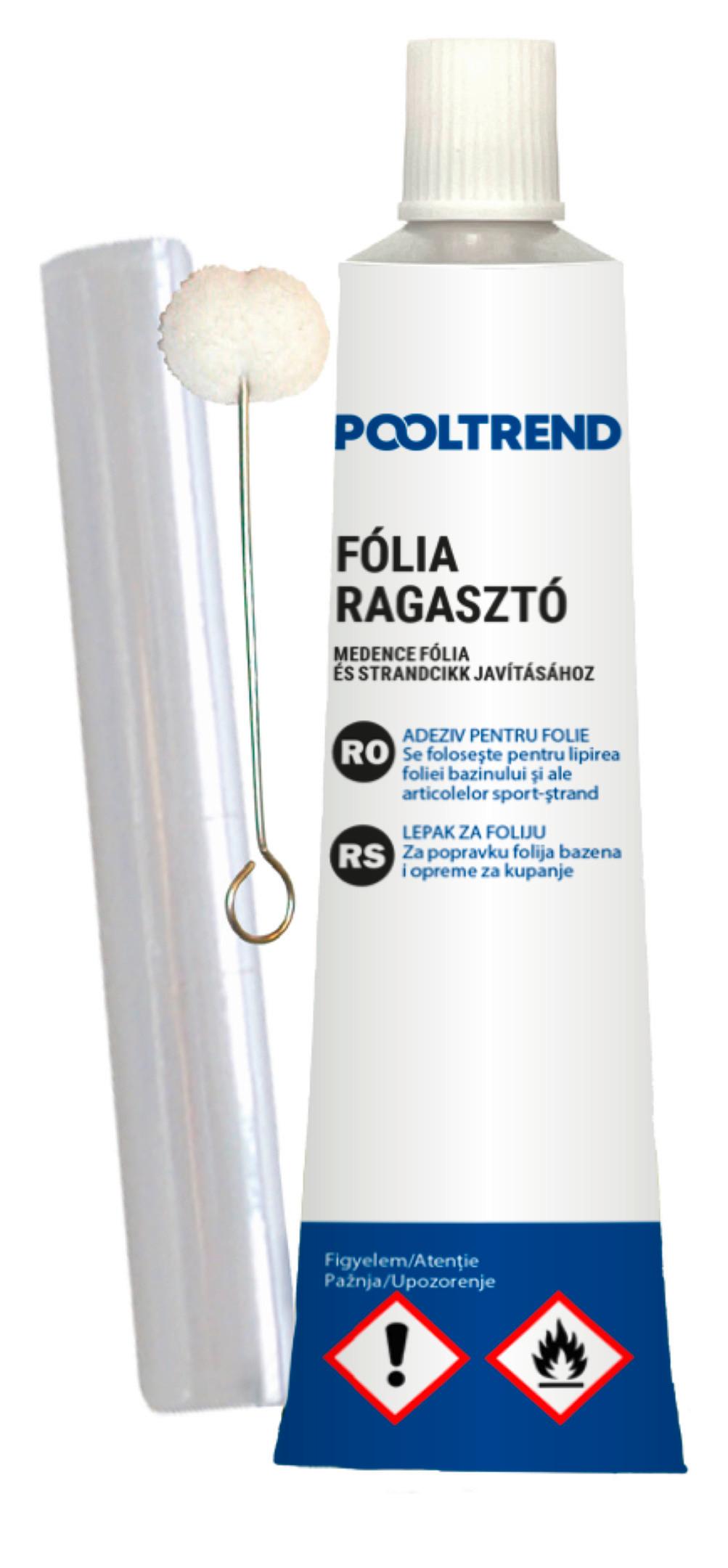 Ragasztó Pooltrend Fólia Ragasztó - sárga/világoskék, Basics, műanyag/fém (30ml)