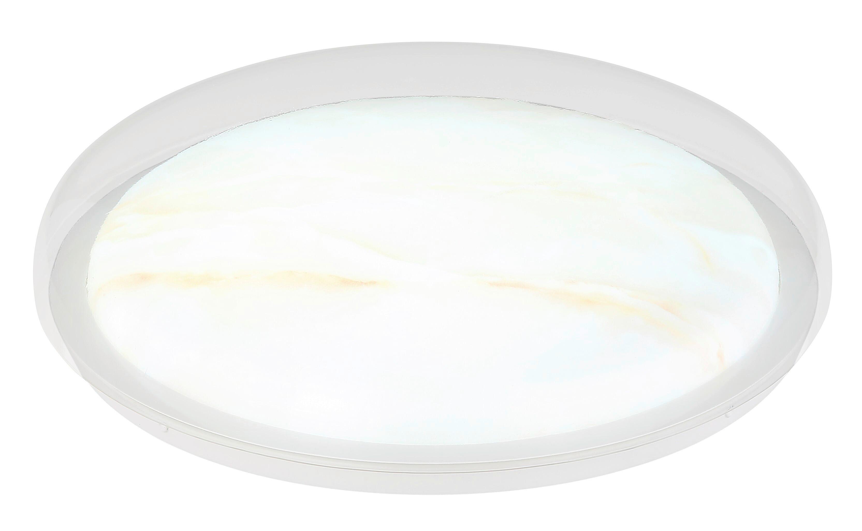 LED-DECKENLEUCHTE 41779-24 TYRONE - Klar/Weiss, Basics, Kunststoff/Metall (38,5/8cm) - Globo