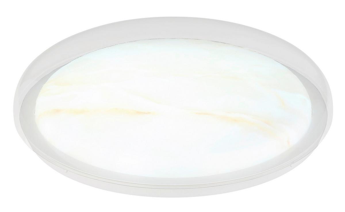 LED-DECKENLEUCHTE 41779-24 TYRONE - Klar/Weiss, Basics, Kunststoff/Metall (38,5/8cm) - Globo