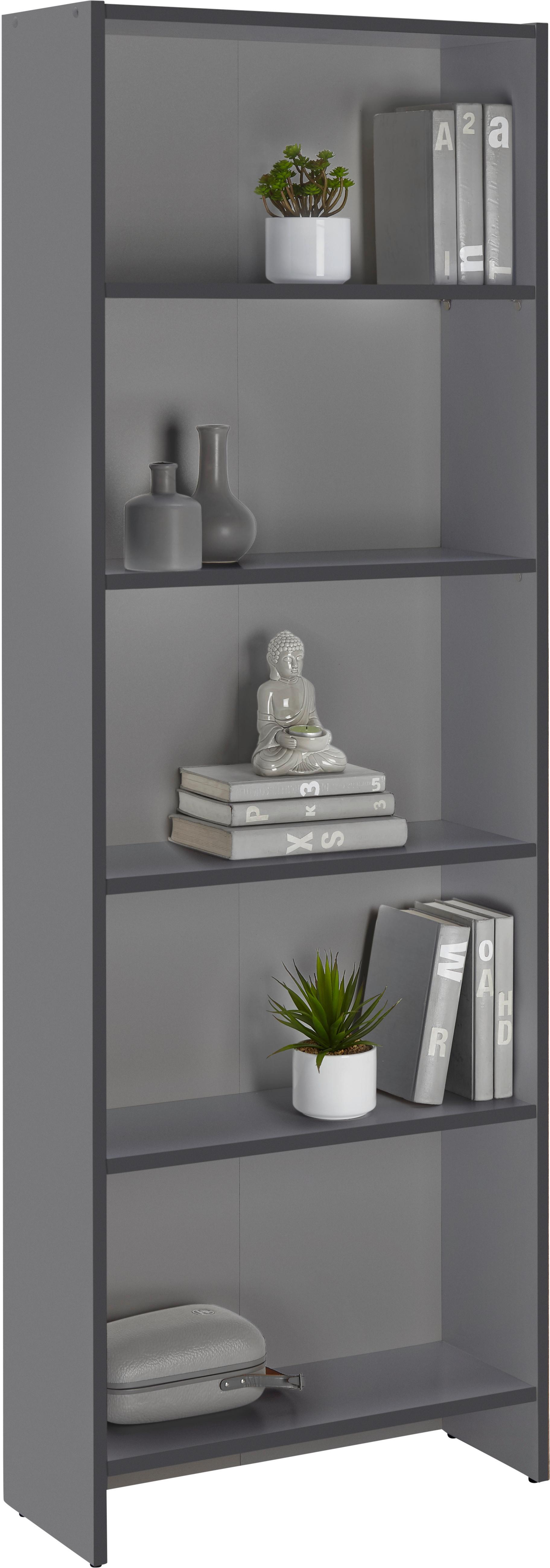 Polc Antracit 5 Tárolórész Kill Bill Iii - antracit, Modern, faalapú anyag (60/175/24cm) - Best Price