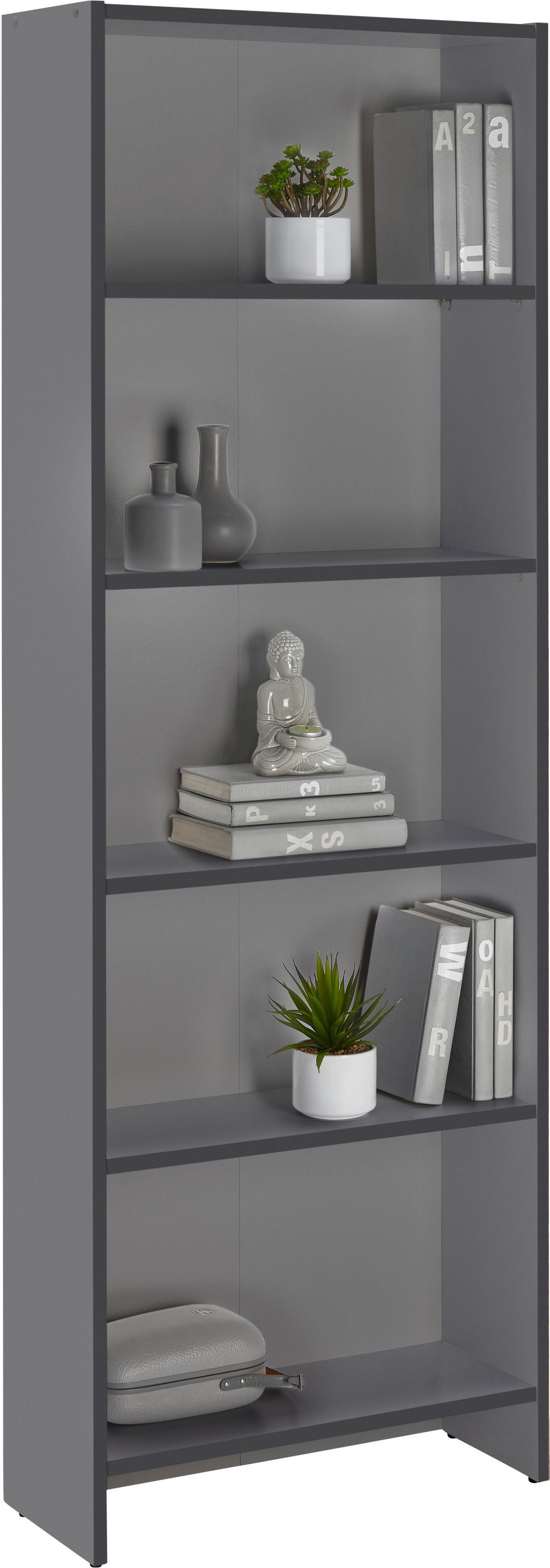 Polc Antracit 5 Tárolórész Kill Bill Iii - antracit, Modern, faalapú anyag (60/175/24cm) - Best Price