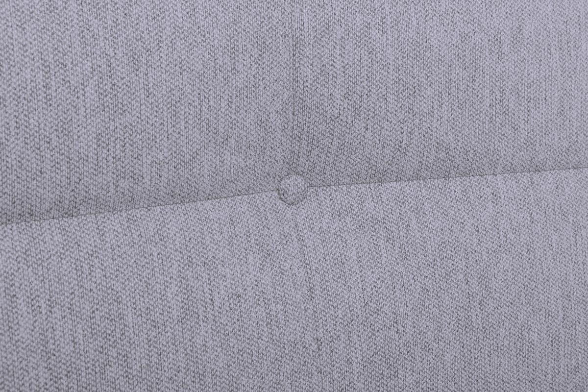 NORET Canapea extensibila - gri deschis, Konventionell, textil (222/93/99cm) - Modern Living