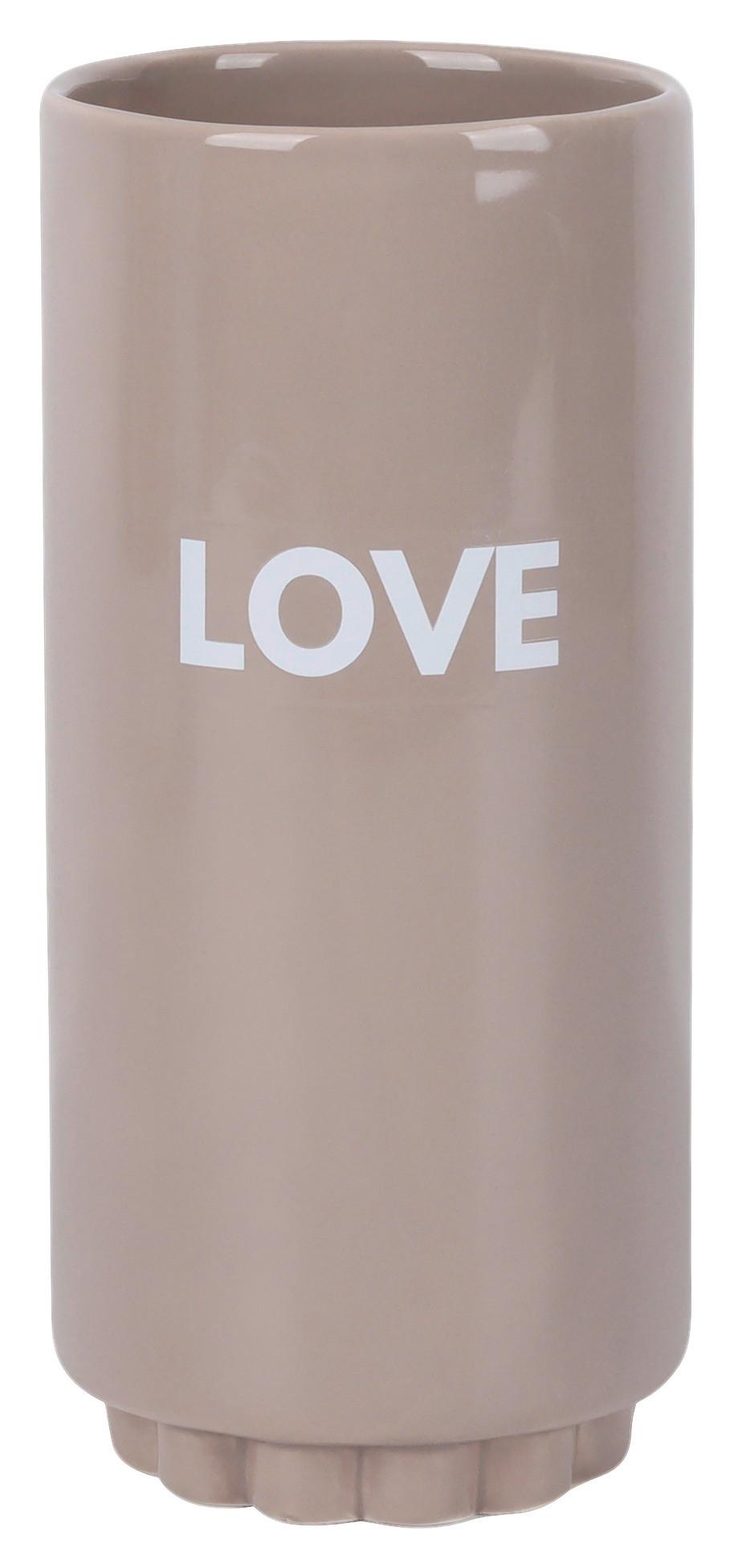 Vaza Love - pink, keramika (10/22cm) - Mömax