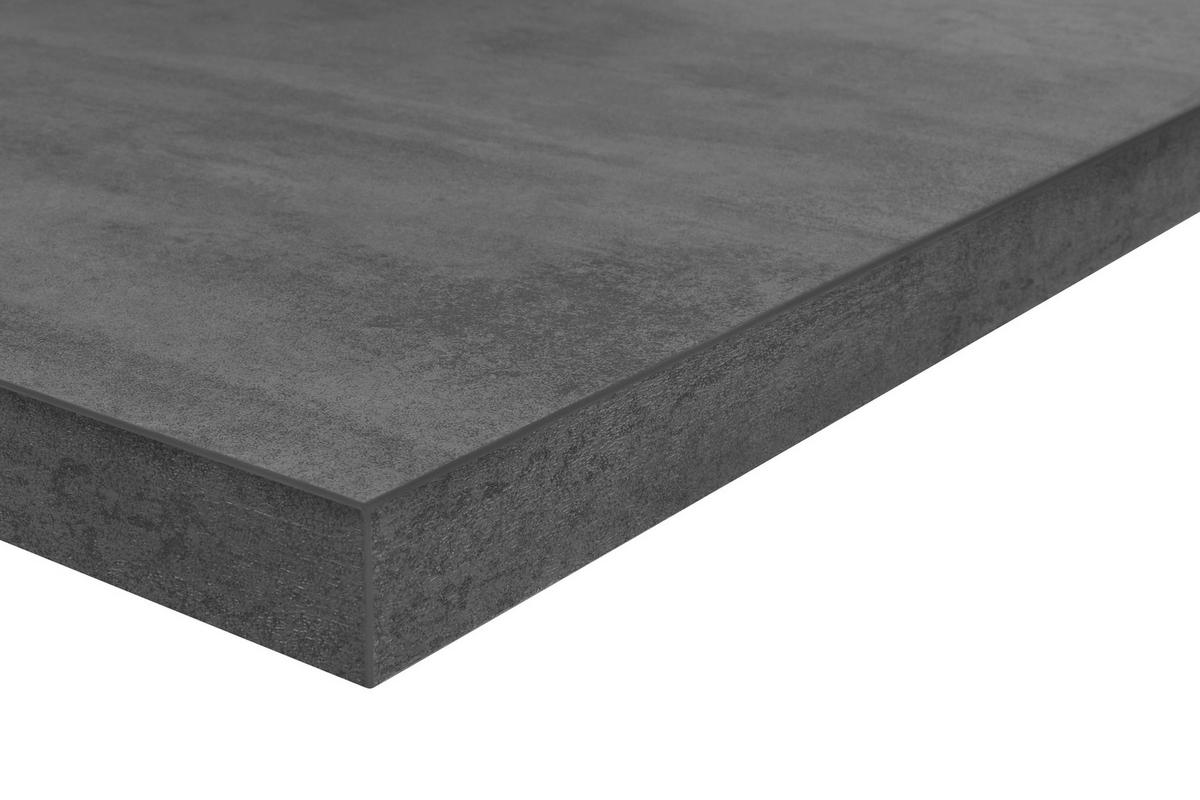 Küchenblock Touch Low m. Geräten Weiß - Schieferfarben/Edelstahlfarben, MODERN, Holzwerkstoff/Metall (330cm) - Nobilia