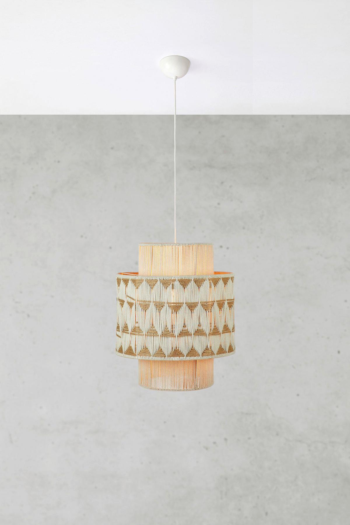 Hängeleuchte Ano Pendant Beige max. 40 Watt - Beige, Basics, Naturmaterialien (45/45/52cm) - Markslöjd