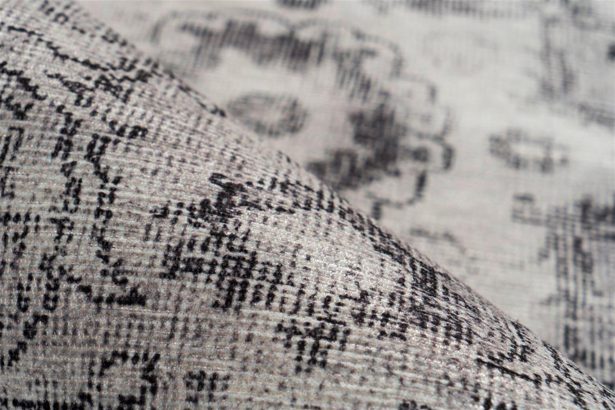 FLACHWEBETEPPICH VINTAGE 8400 HELLGRAU - Hellgrau, Konventionell, Textil (160/230cm) - Kayoom