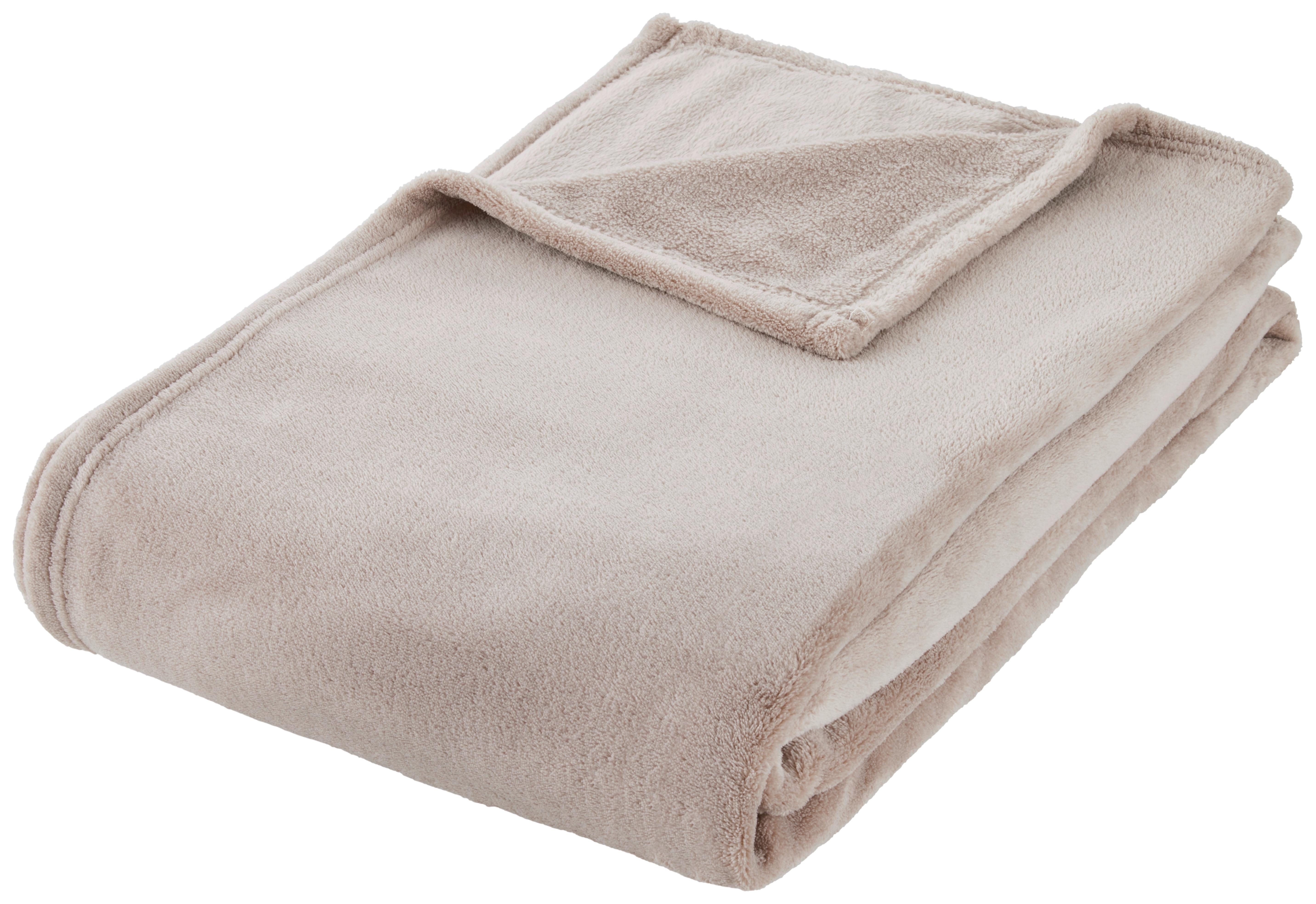 Kuscheldecke Kuschelix in Stein ca. 140x200cm - Grau, Textil (140/200cm) - Modern Living
